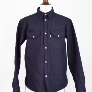 Eliminator Unshin Sashiko 13 Oz Dark Indigo Shirt